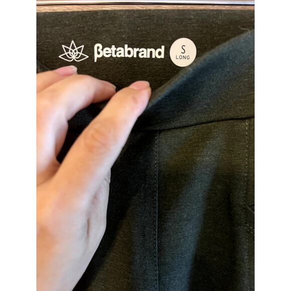 Betabrand Size Small Pants Jeggings Green NEW Pockets Stretchy Career - Picture 4 of 12